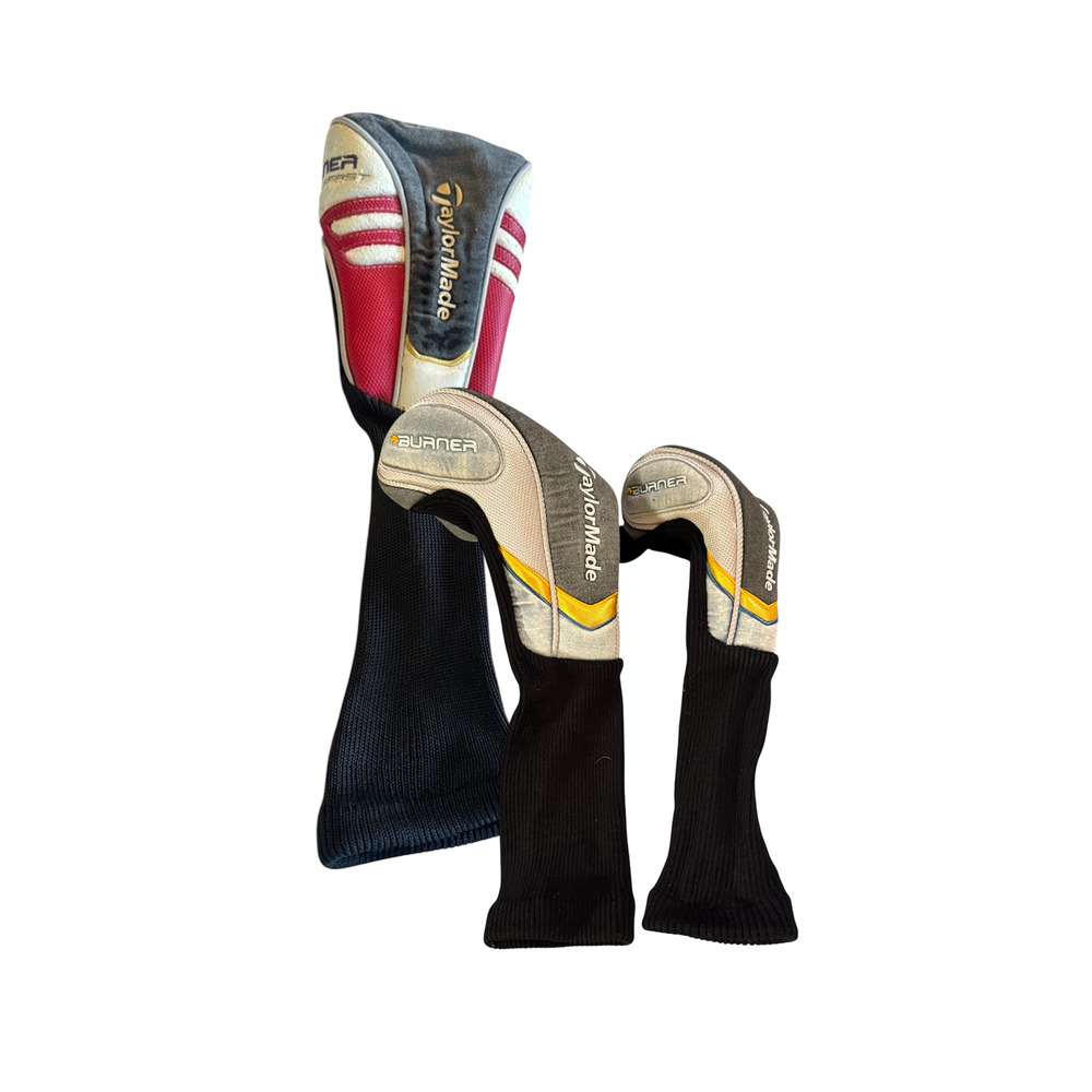 LOT OF 3 TaylorMade Burner Superfast Driver Golf Club Head Cover putter